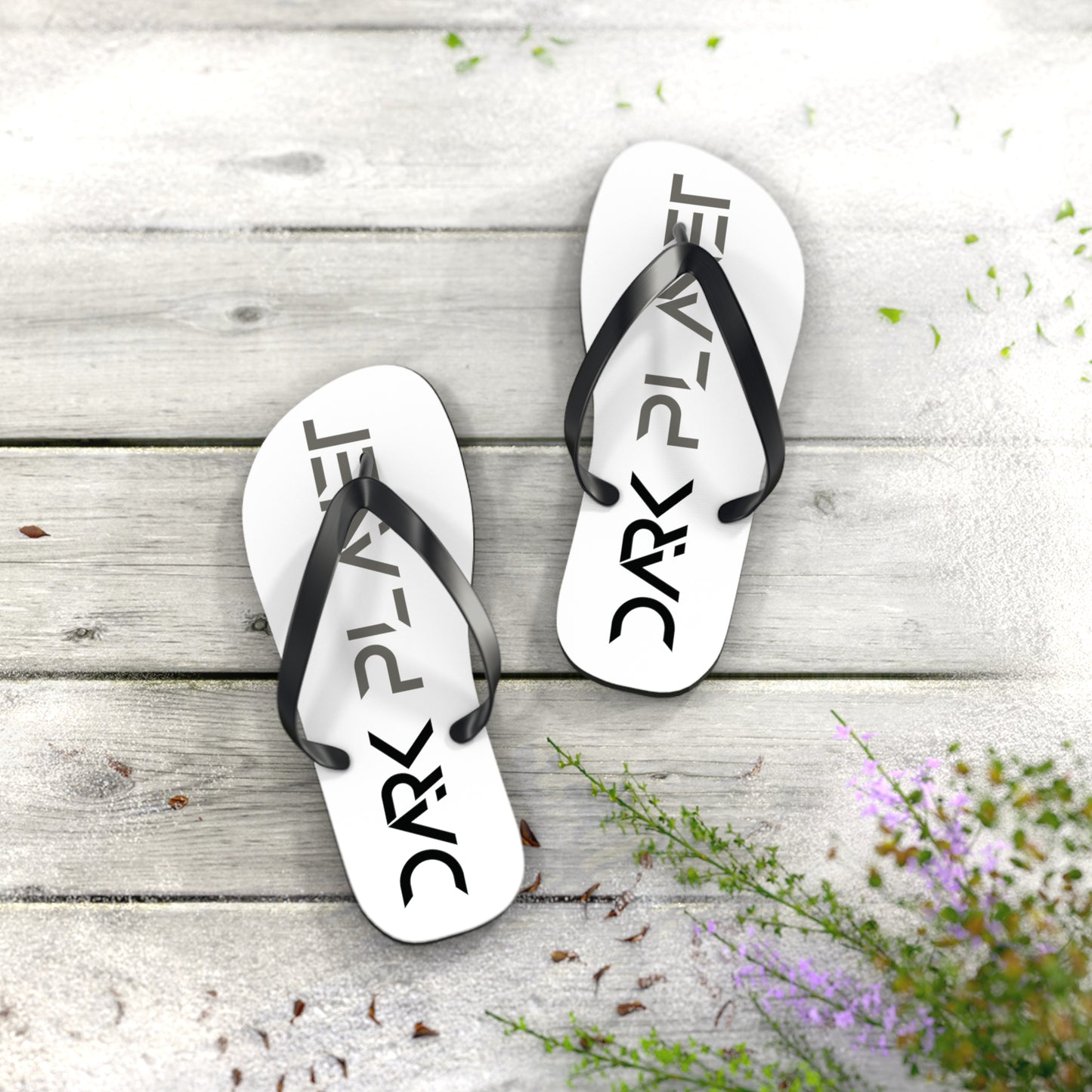 T5 Minimalist Dark Planet Flip-Flops for Men