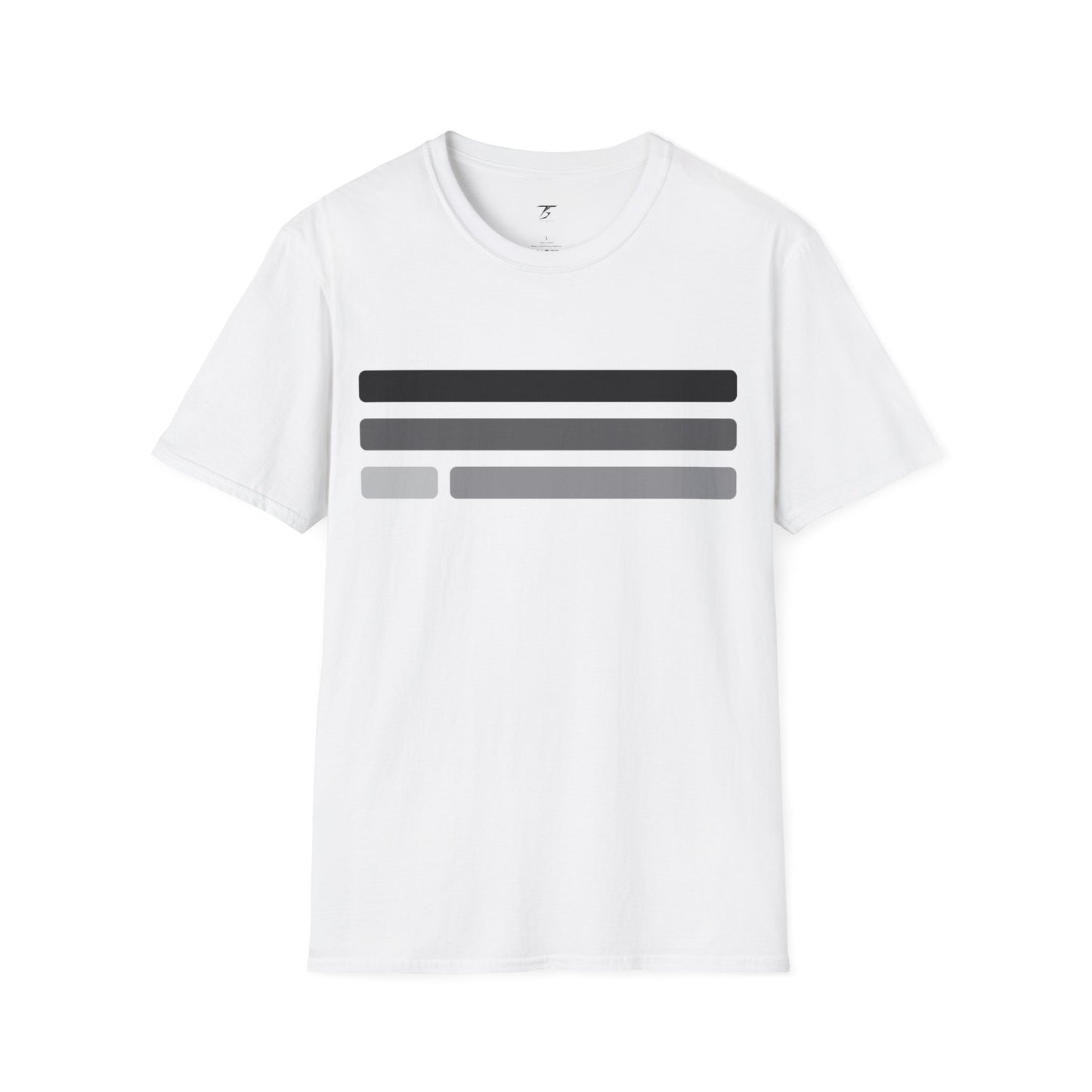 T5 Minimalist Rectangular Buttons T-Shirt for Men