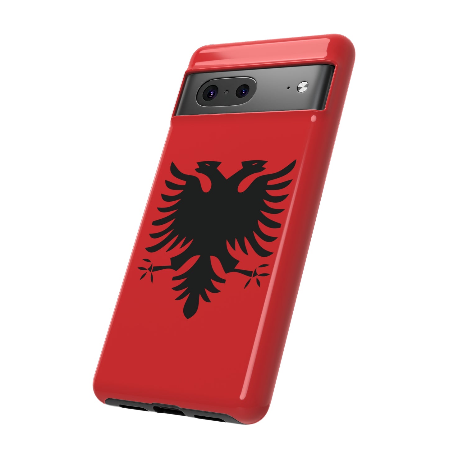 T5 Minimalist Albanian Flag Two Headed Eagle Smartphone Case