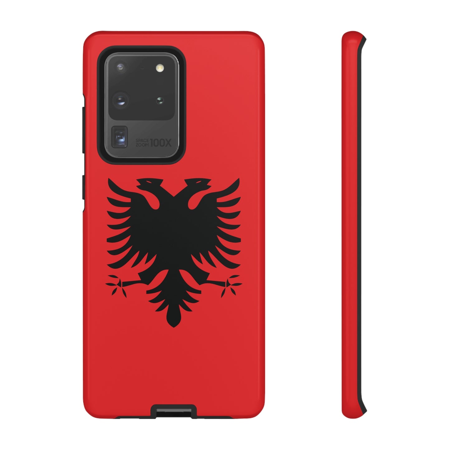 T5 Minimalist Albanian Flag Two Headed Eagle Smartphone Case