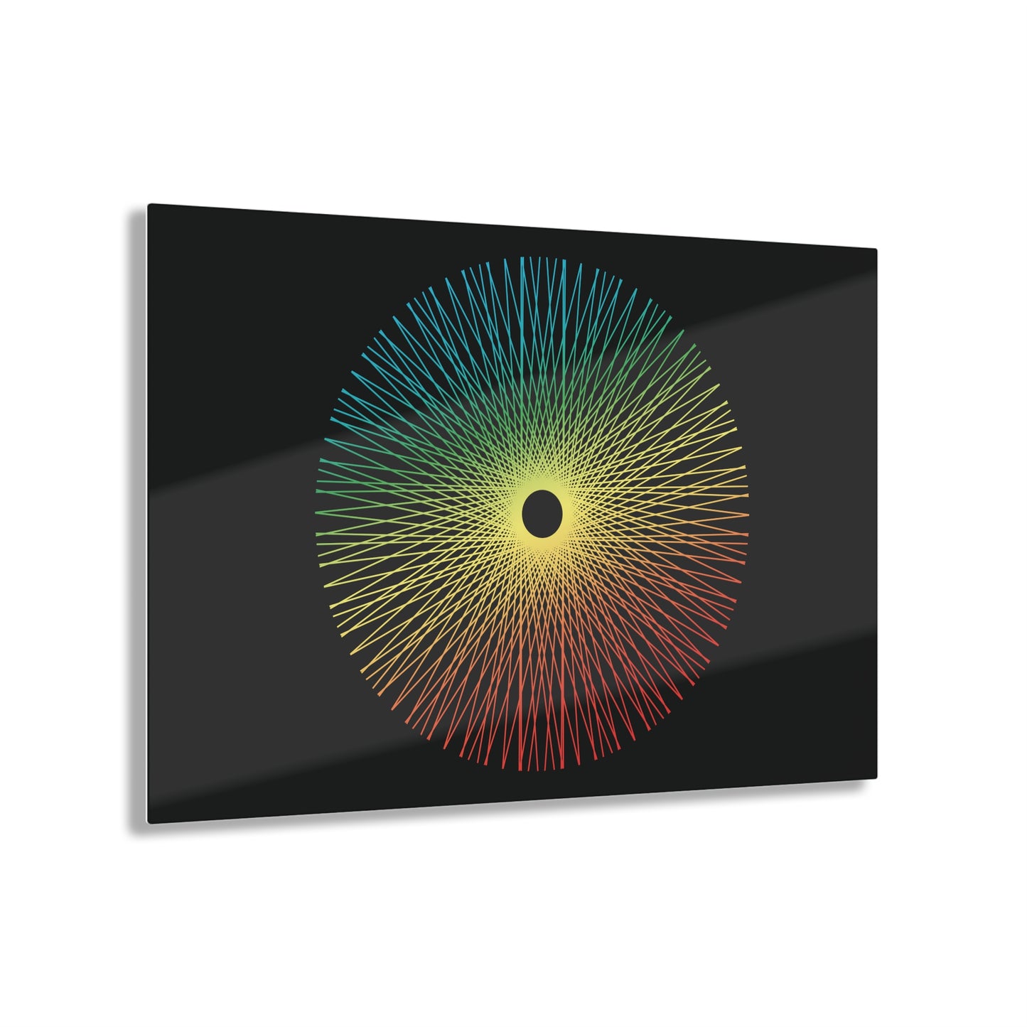 T5 Minimalist Color Web Acrylic Print