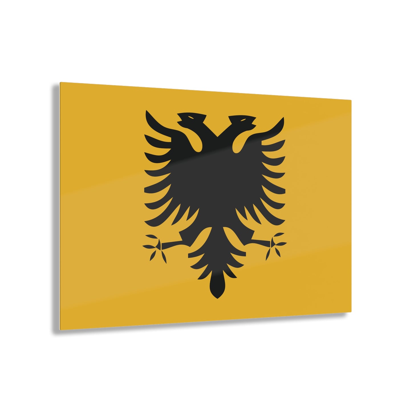 T5 Minimalist Albanian Flag Two Headed Eagle Acrylic Print