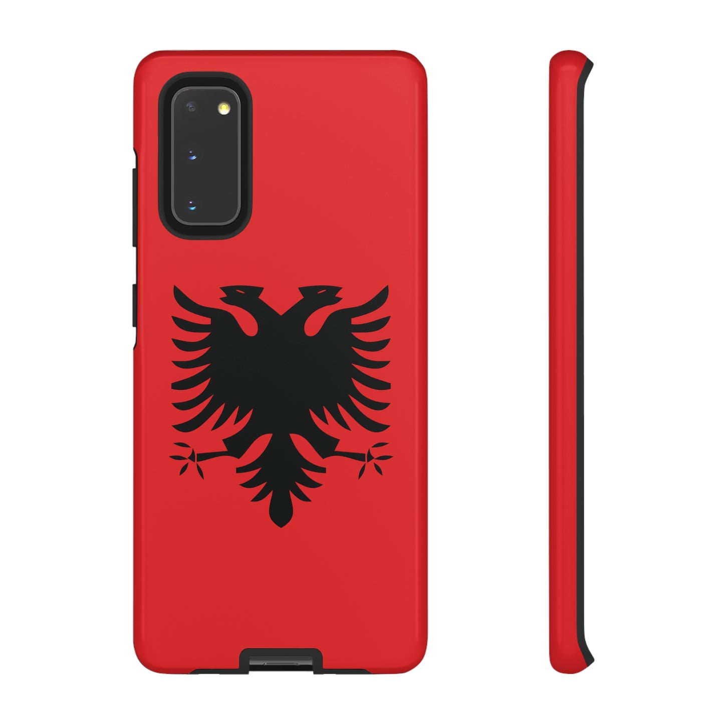 T5 Minimalist Albanian Flag Two Headed Eagle Smartphone Case