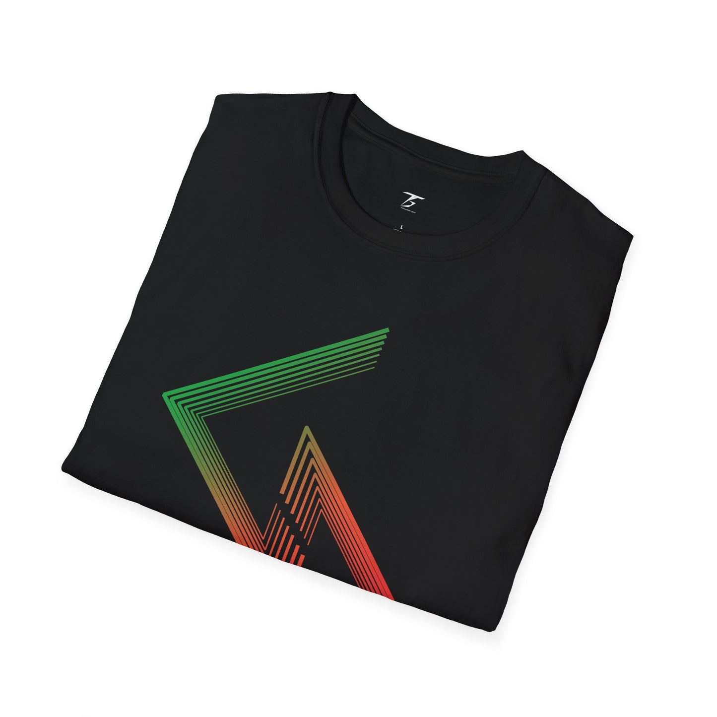 T5 Minimalist Mirroring Lines T-Shirt for Men