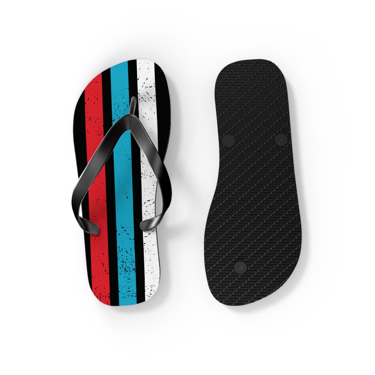 T5 Minimalist Textured Rectangles Flip-Flops for Women