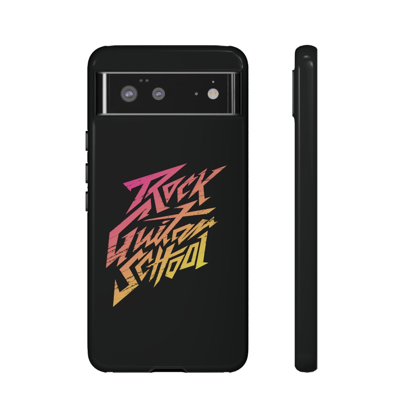 T5 Minimalist ROCK GUITAR SCHOOL Smartphone Case