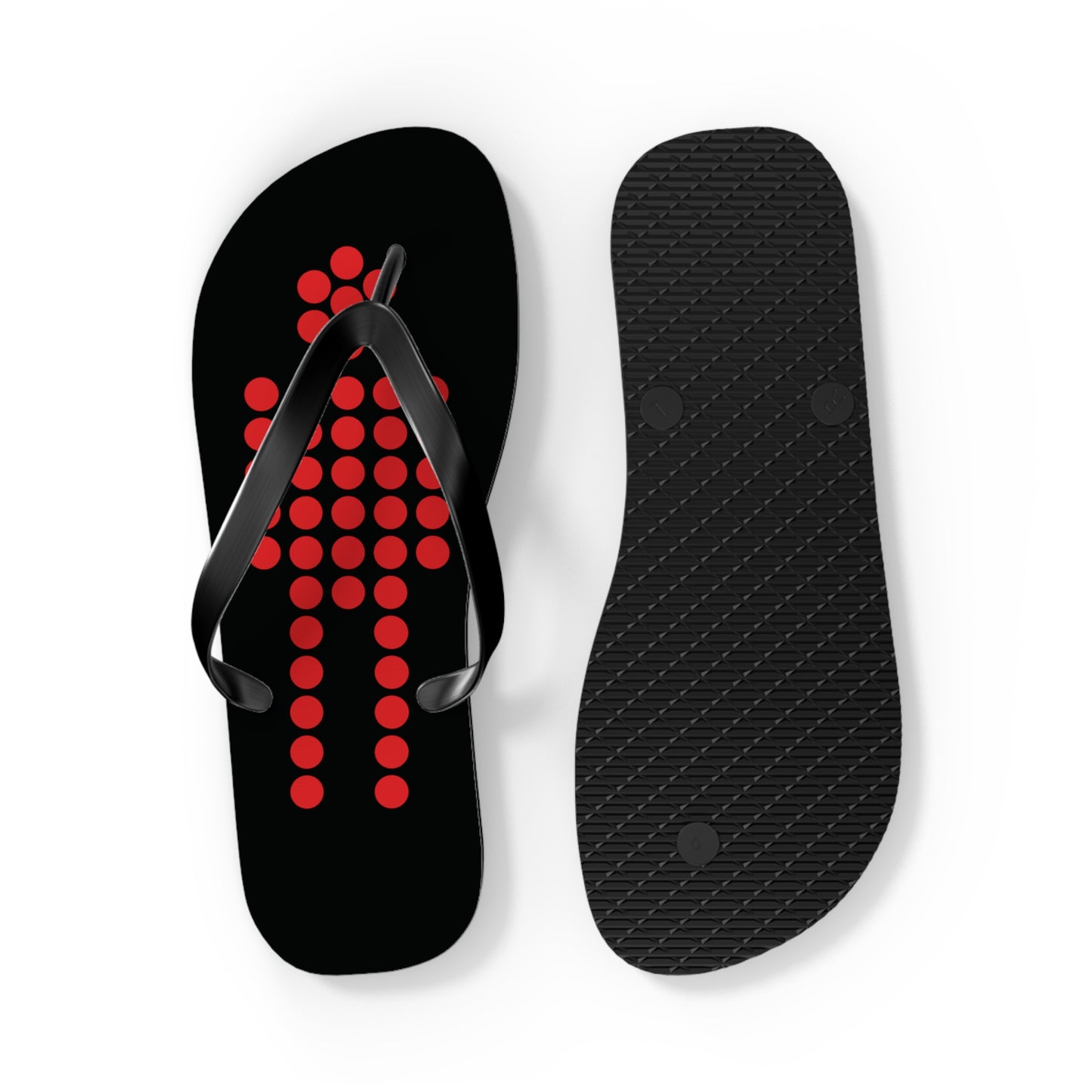 T5 Minimalist Pedestrian Stop Traffic Light Flip-Flops for Men & Women