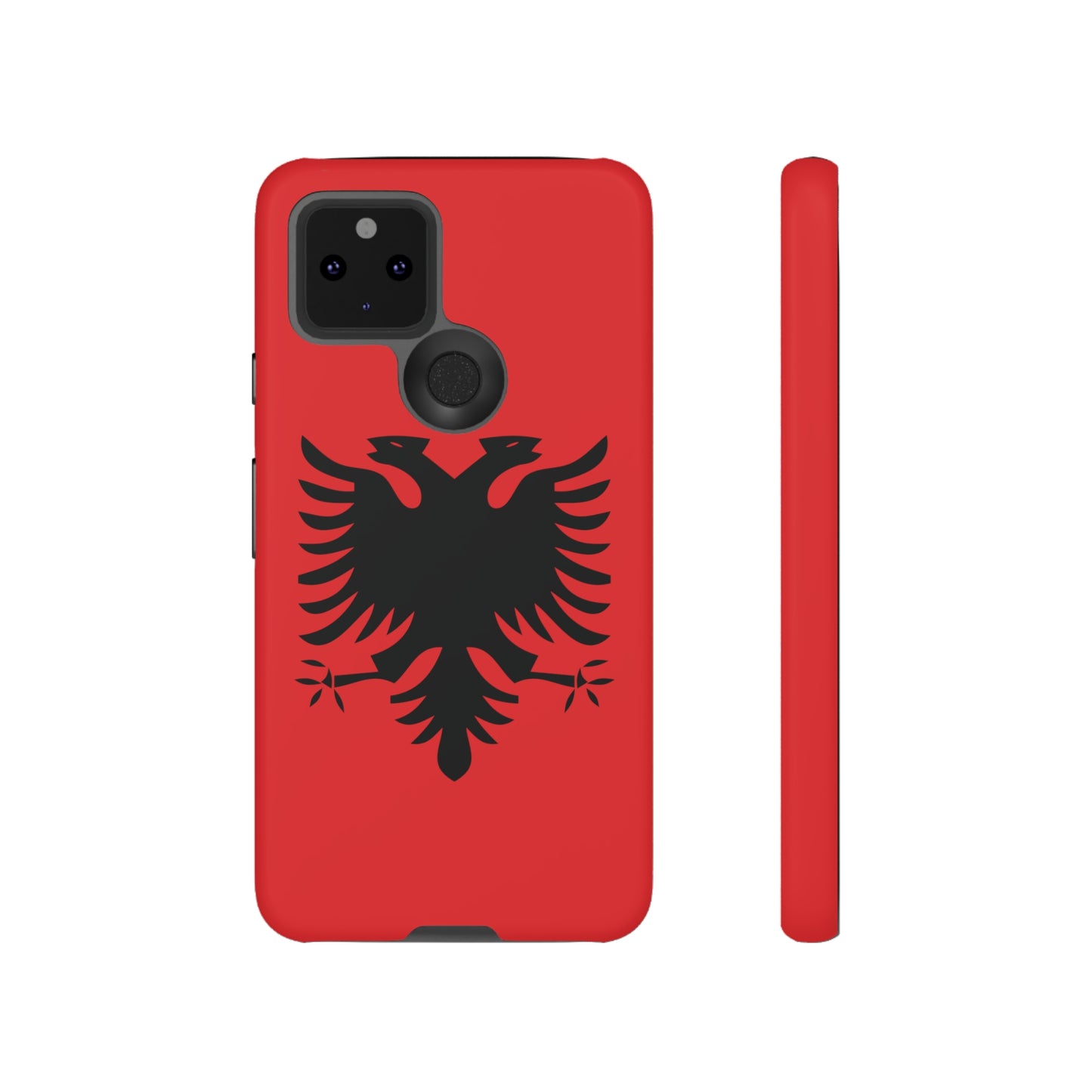 T5 Minimalist Albanian Flag Two Headed Eagle Smartphone Case