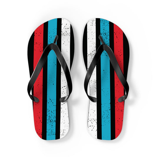 T5 Minimalist Textured Rectangles Flip-Flops for Women