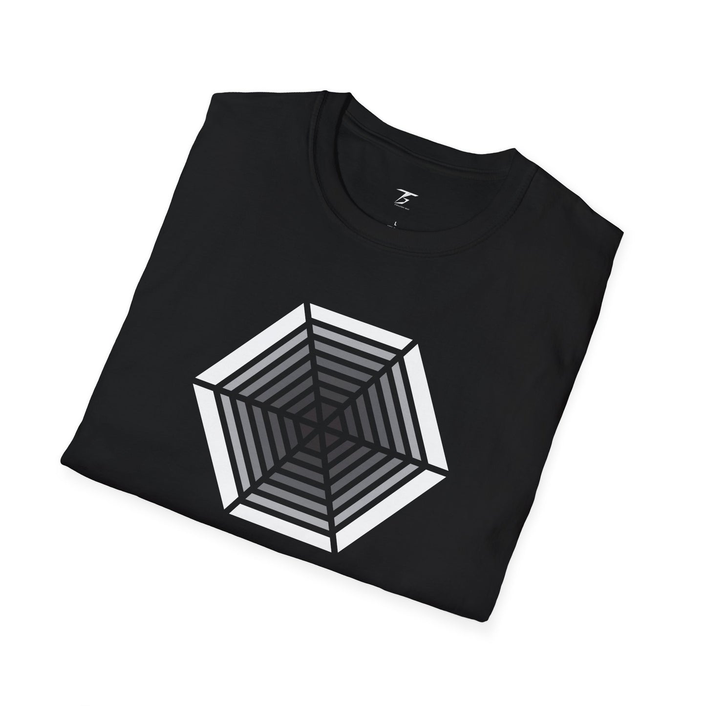 T5 Minimalist Monochromatic Tunnel T-Shirt for Men