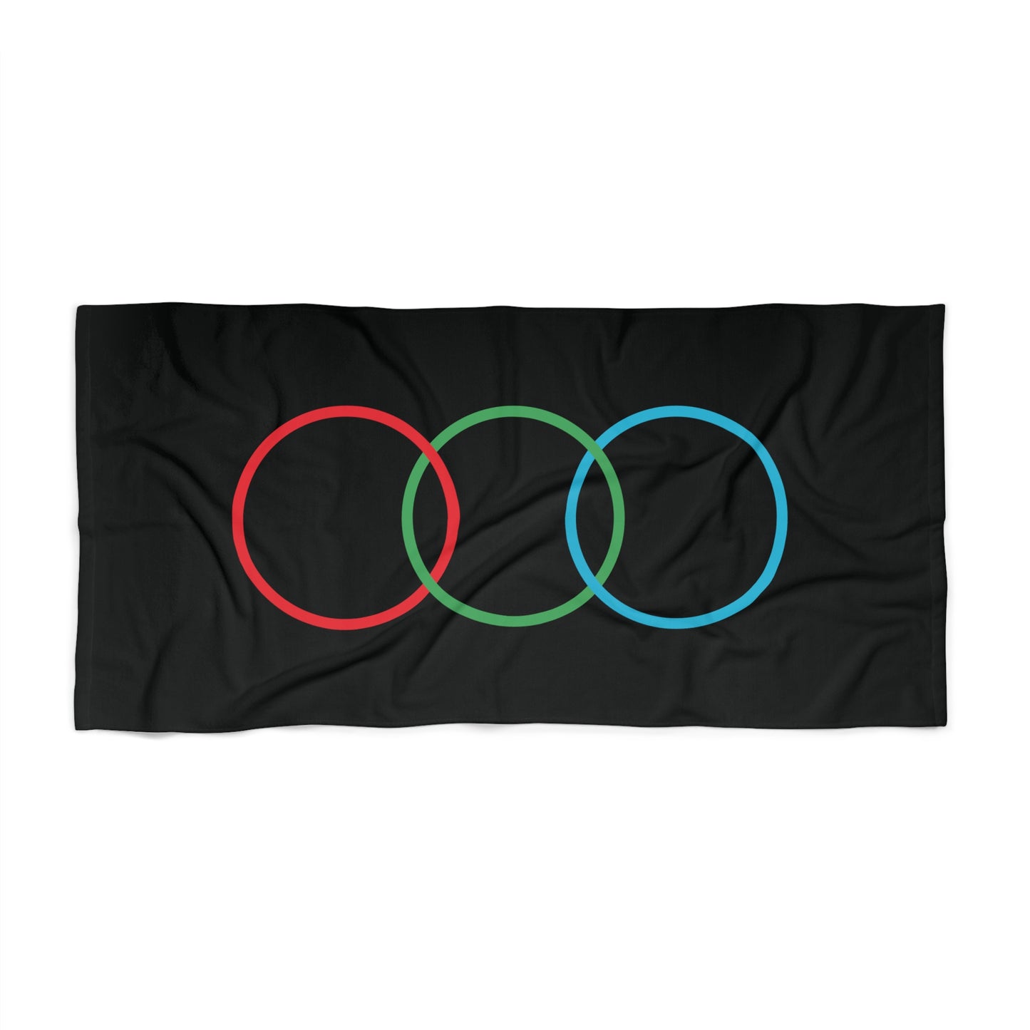 T5 Minimalist Primary Colors Beach Towel for Men & Women