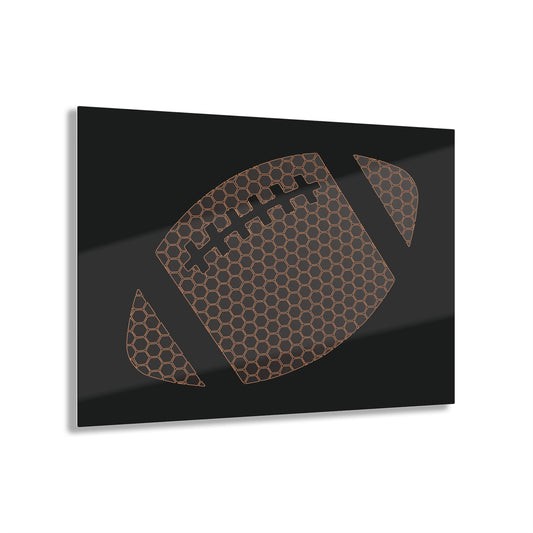 T5 Minimalist American Football Ball Acrylic Print