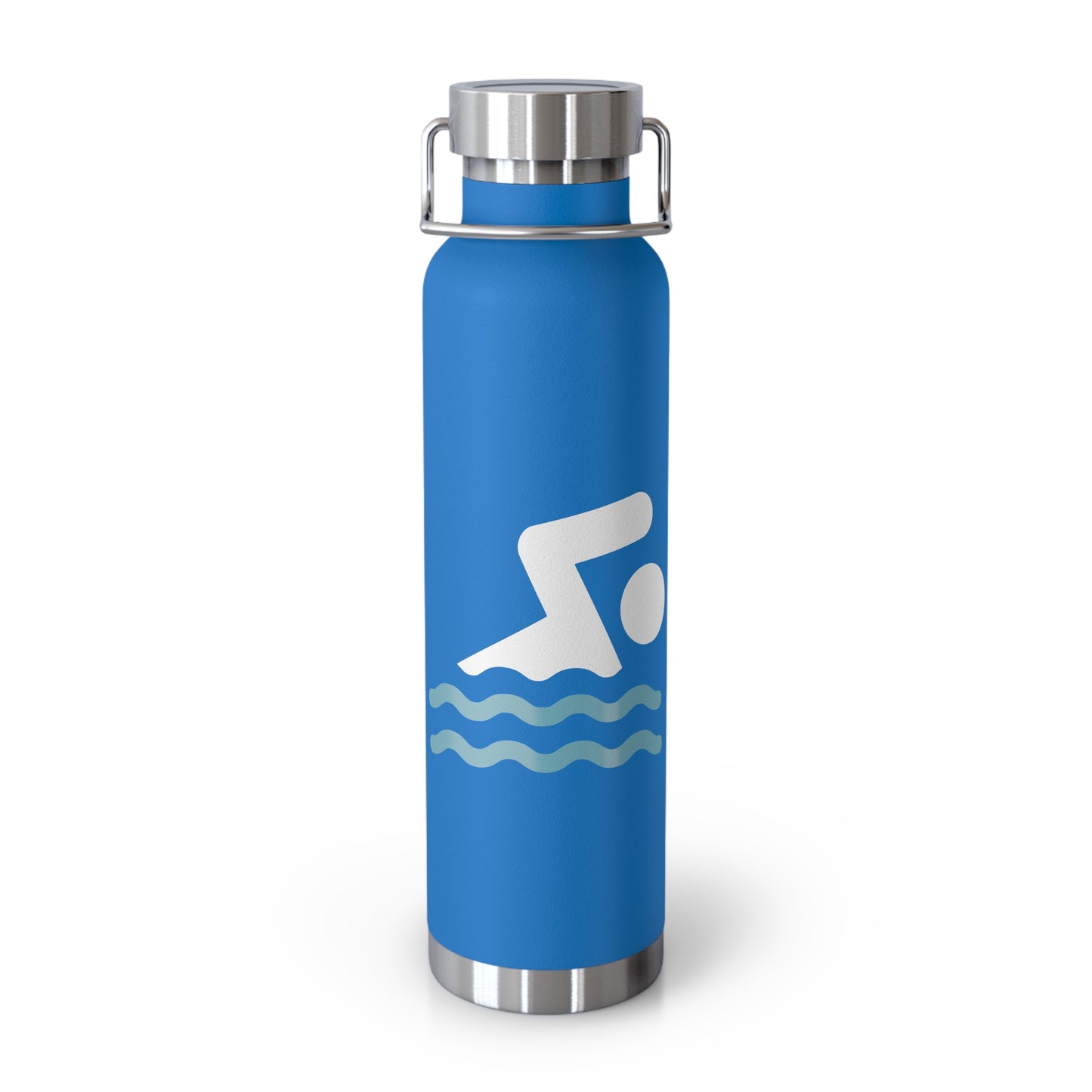 T5 Minimalist Swimming Area Sign Copper Vacuum Insulated Bottle