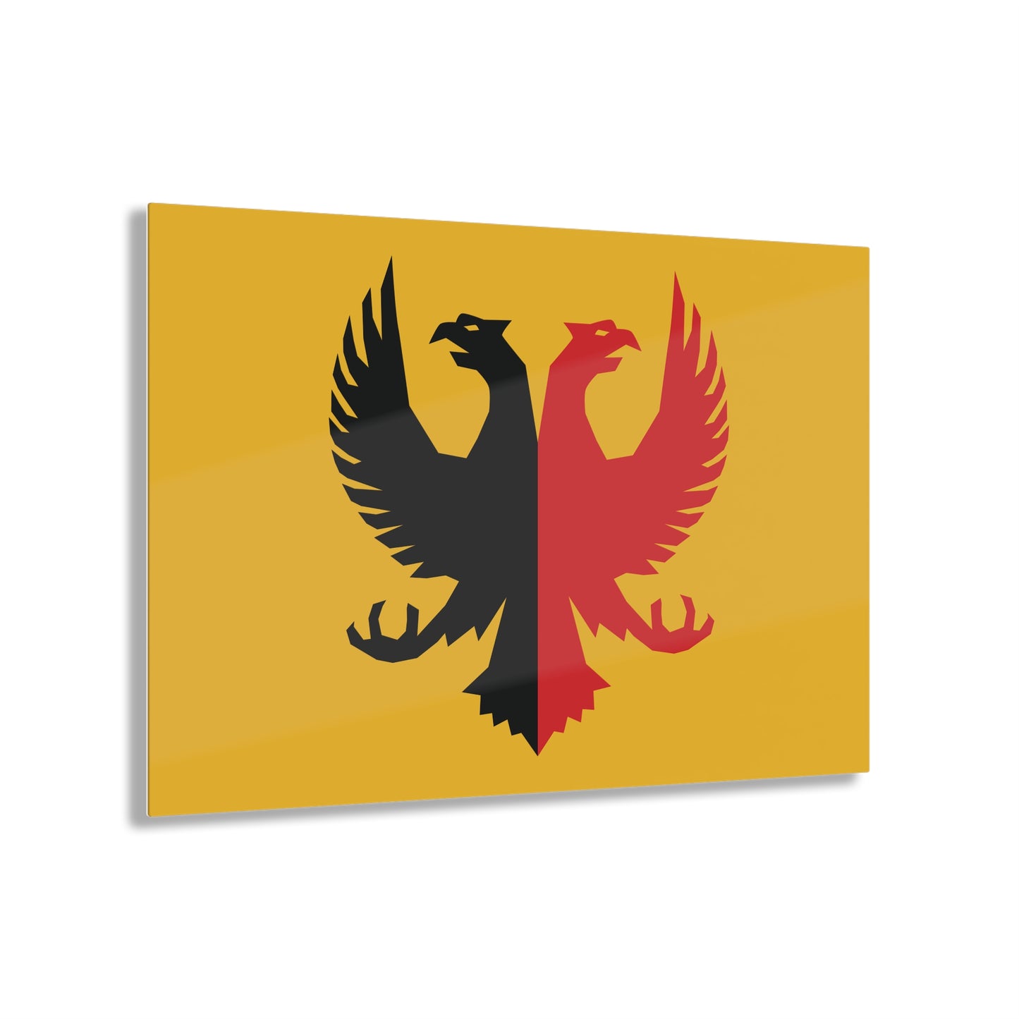 T5 Minimalist Two Headed Eagle Acrylic Print