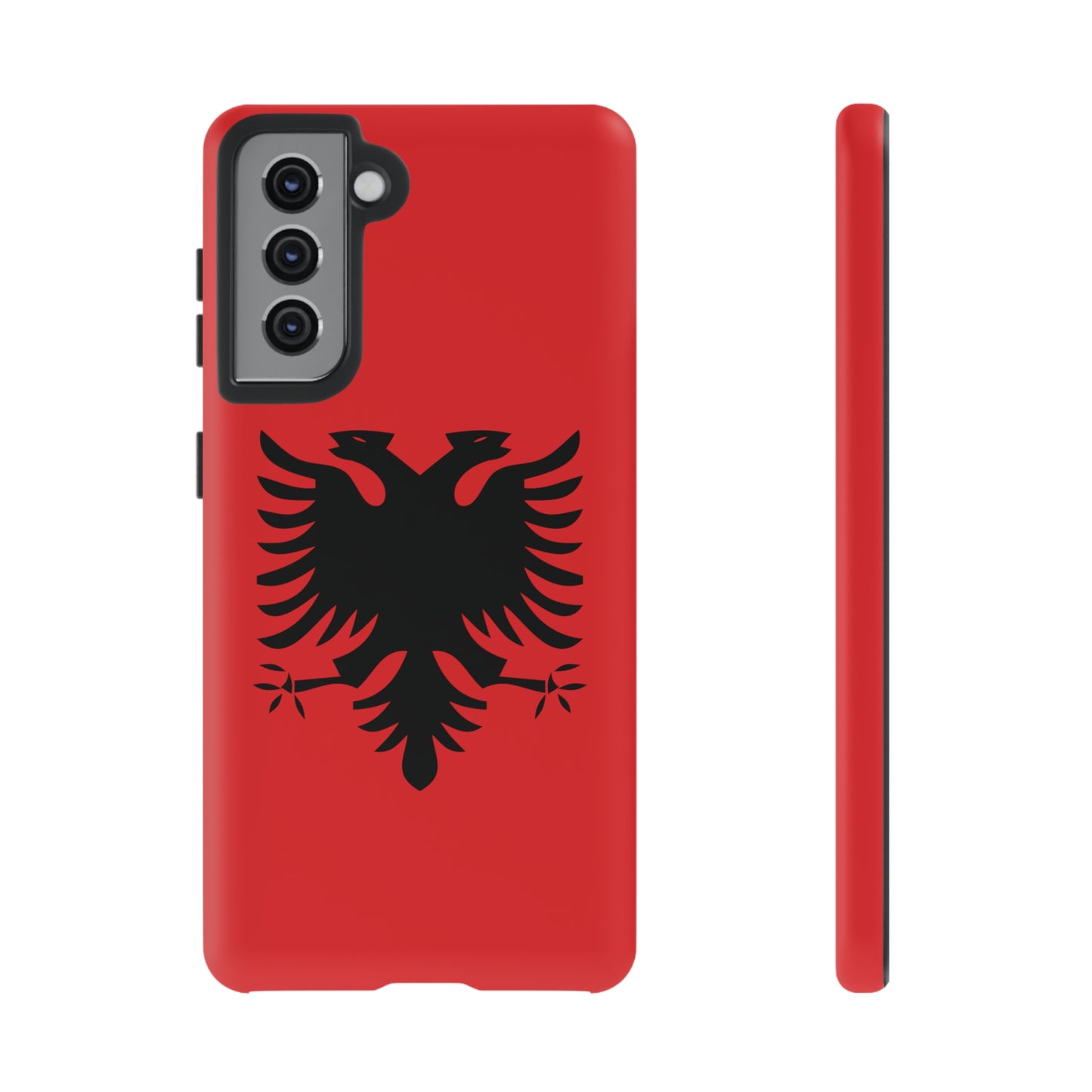 T5 Minimalist Albanian Flag Two Headed Eagle Smartphone Case