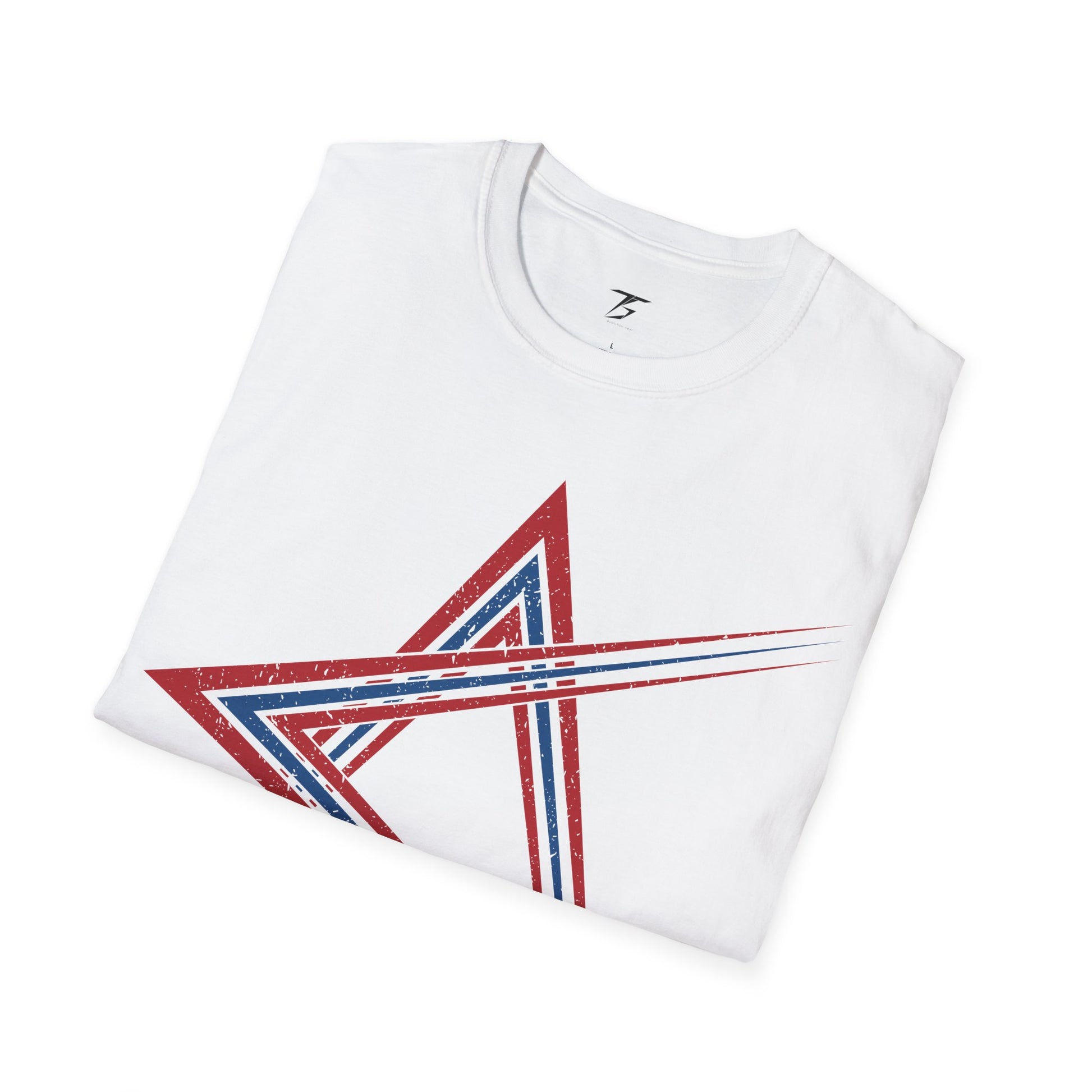 T5 Minimalist Colliding Shapes T-Shirt for Men