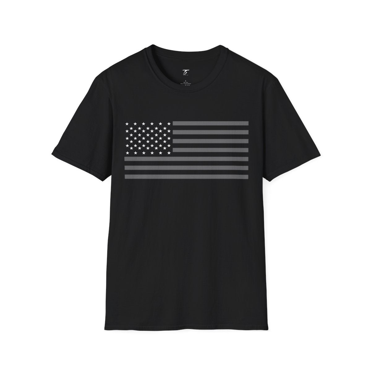 Camiseta T5 Bandera de USA Minimalista para Hombre