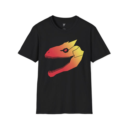 Camiseta T5 Cráneo de Dinosaurio Minimalista para Hombre