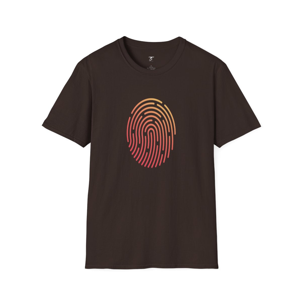 T5 Minimalist Finger Print T-Shirt for Men