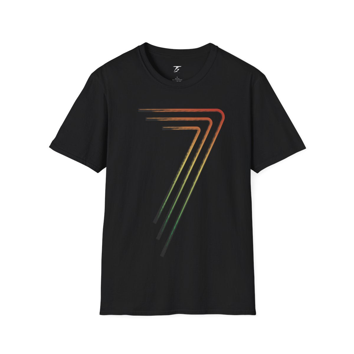 Camiseta T5 Pincelada en 7 Minimalista para Hombre