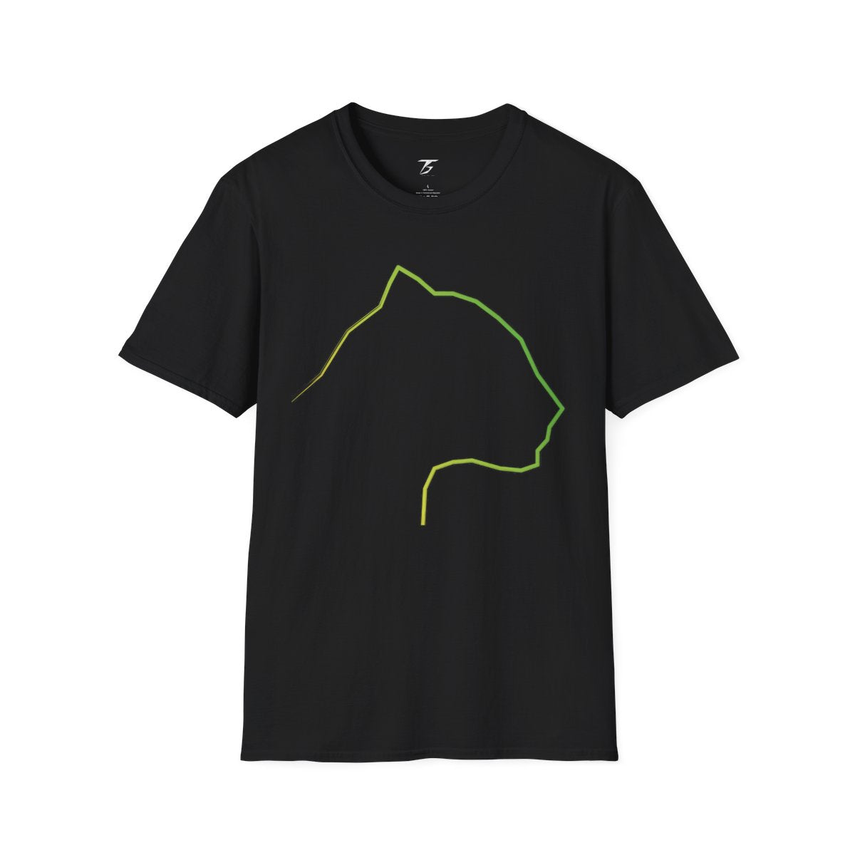 T5 Minimalist Panther Stroke T-Shirt for Men 
