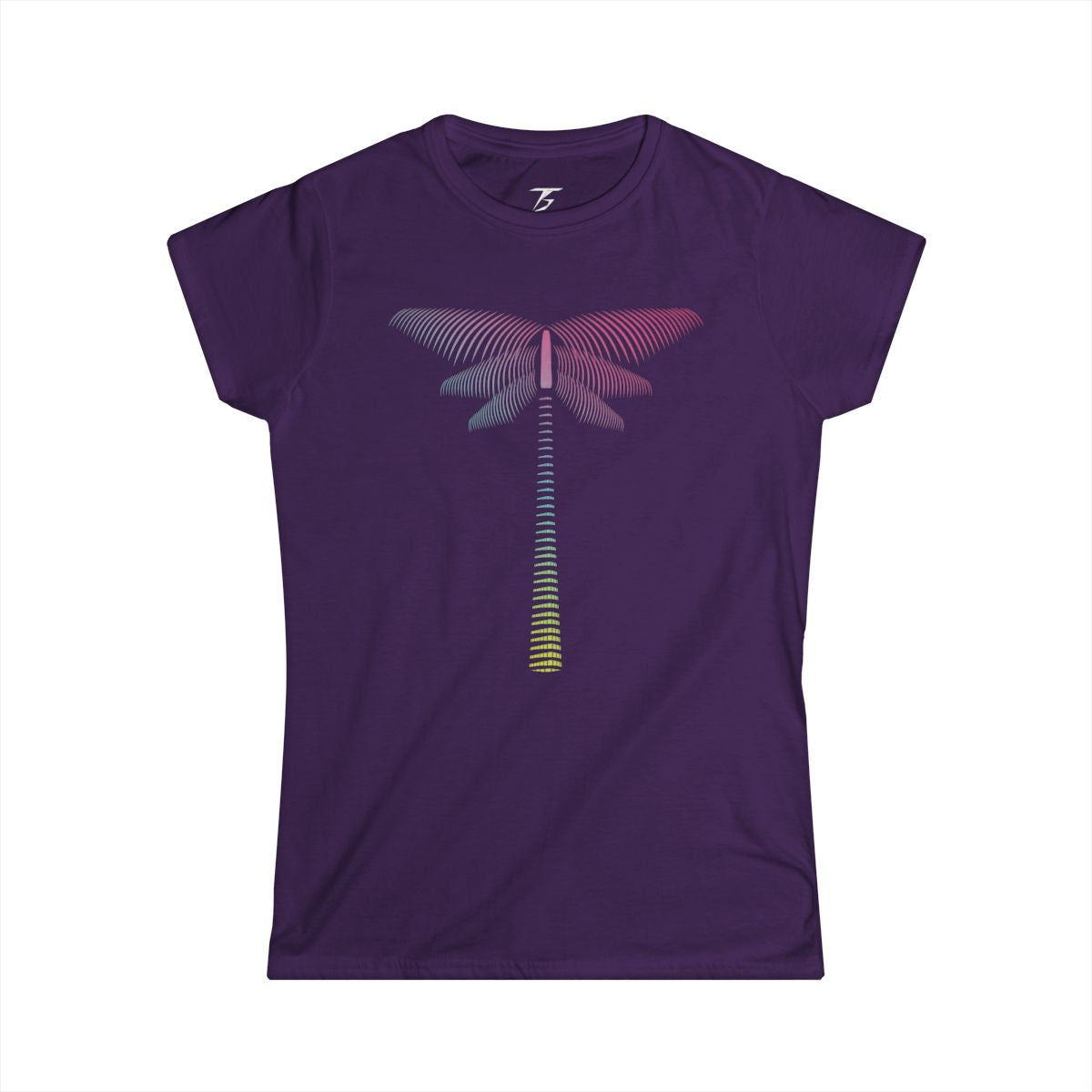 Camiseta T5 Palmera Minimalista para Mujer