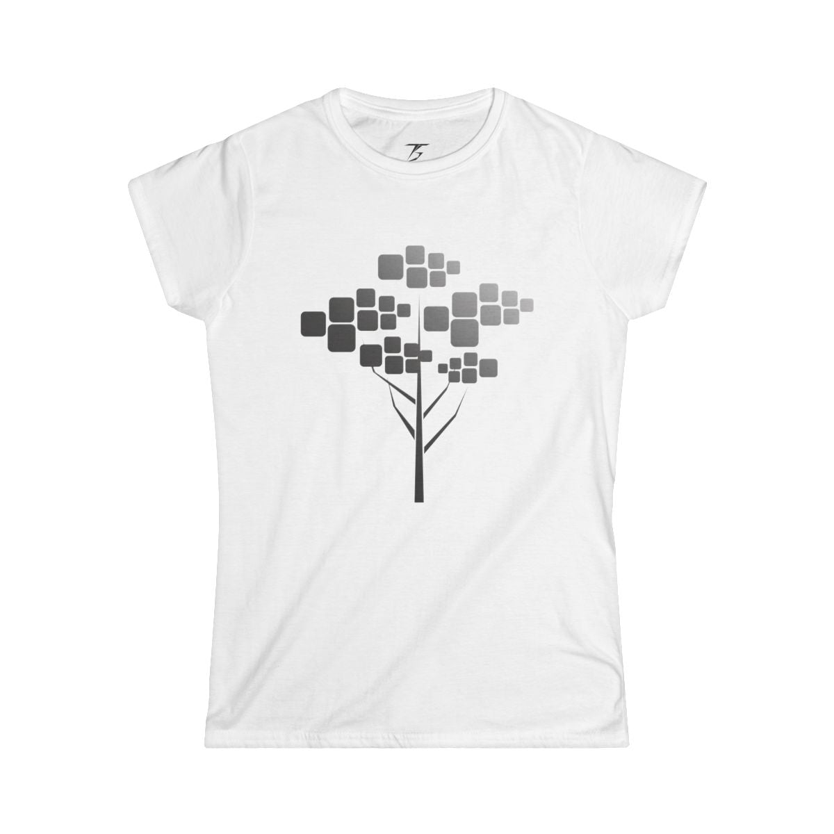 T5 Minimalist Tree T-Shirt for Women 