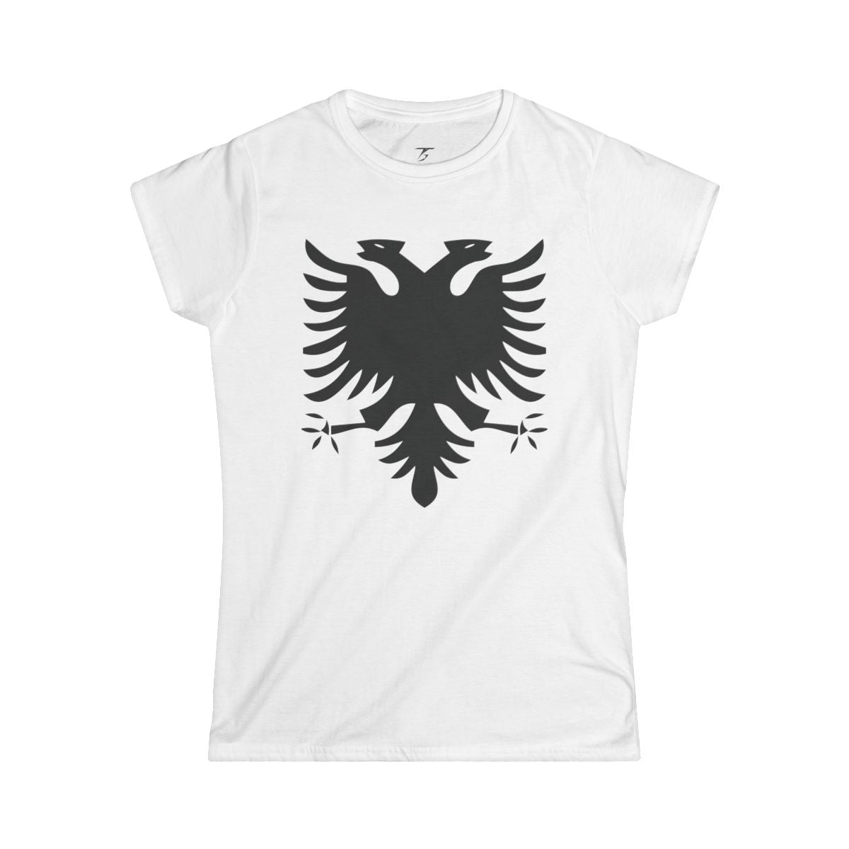Camiseta T5 Bandera de Albania Minimalista para Mujer