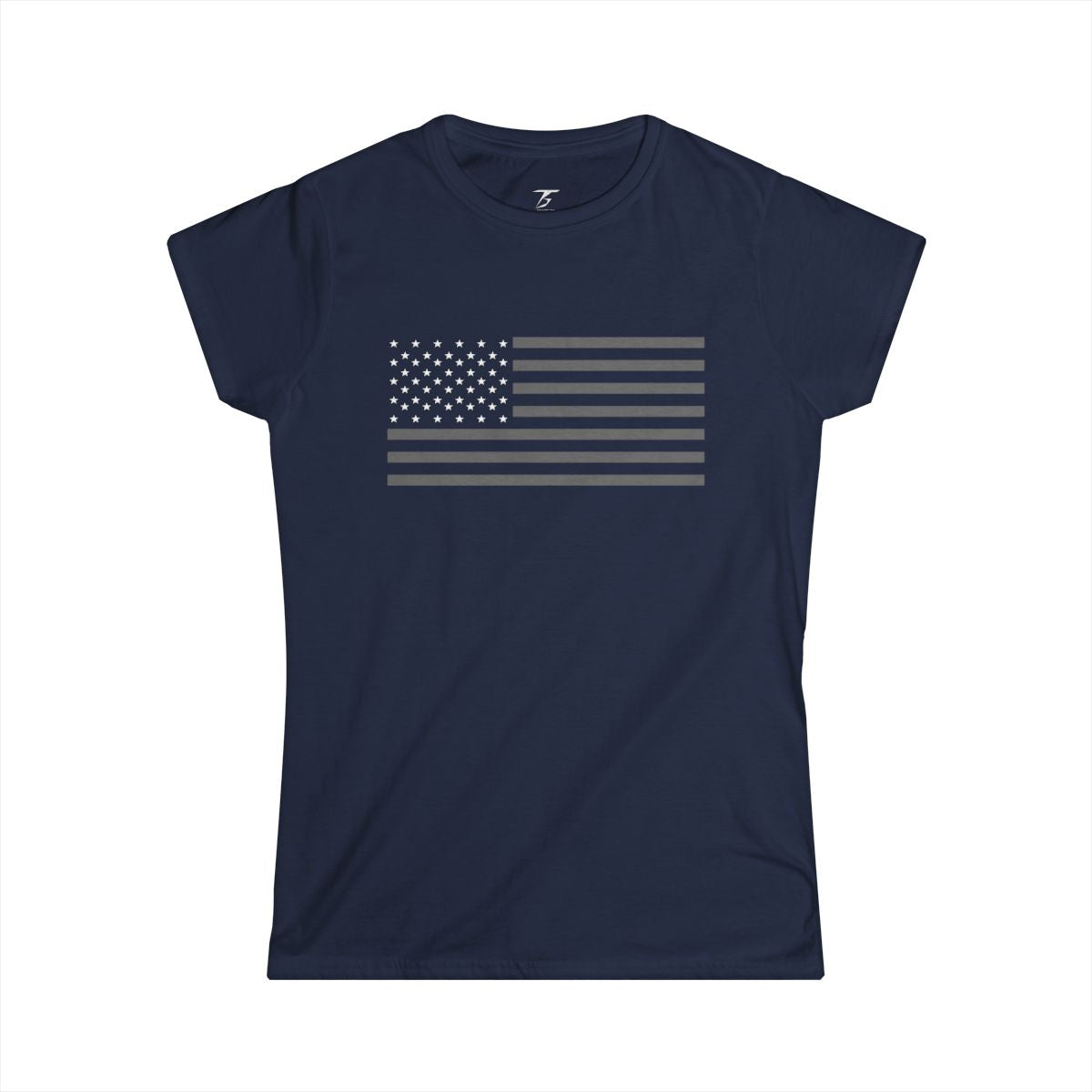 Camiseta T5 Bandera de USA Minimalista para Mujer