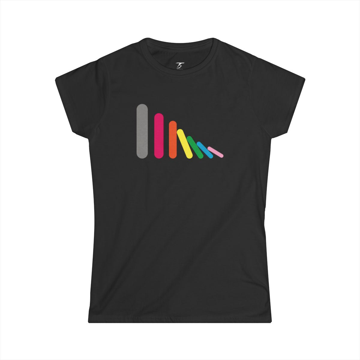 Camiseta T5 Domino Effect Minimalista para Mujer