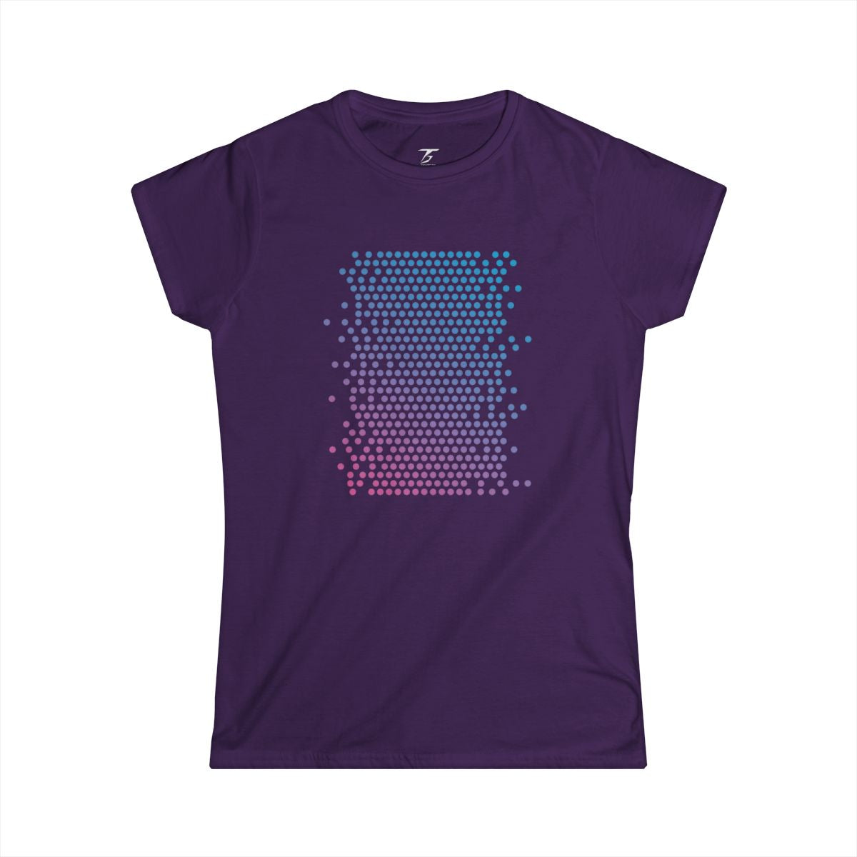 Camiseta T5 Reunión de Puntos Minimalista para Mujer
