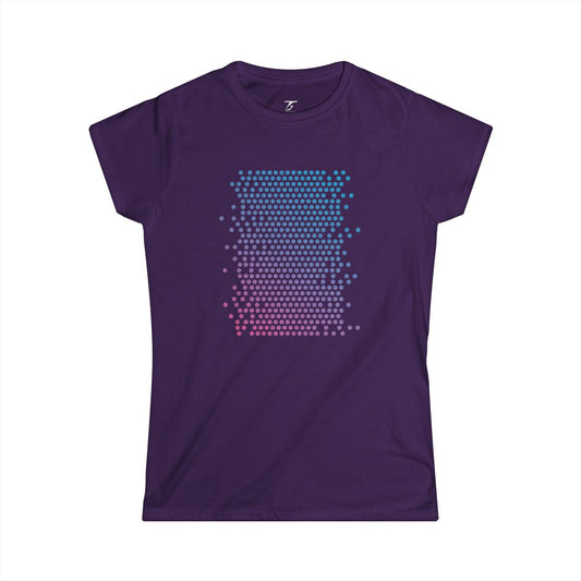 Camiseta T5 Reunión de Puntos Minimalista para Mujer