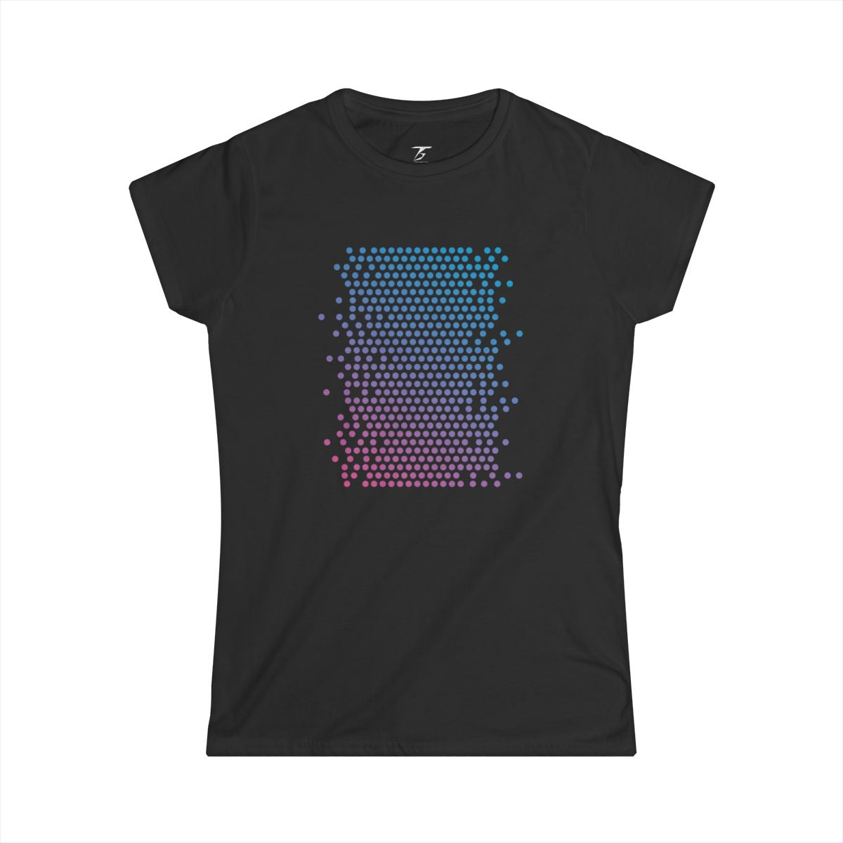 Camiseta T5 Reunión de Puntos Minimalista para Mujer
