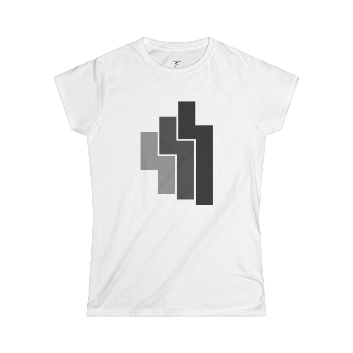Camiseta T5 Estructuras Flotantes Minimalista para Mujer