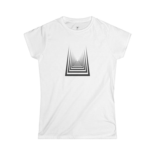 Camiseta T5 Pasillo sin Final Minimalista para Mujer