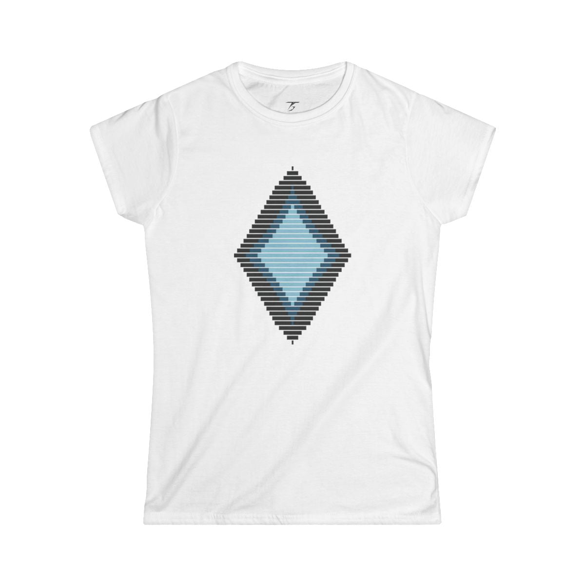Camiseta T5 Mosaico Diamante Minimalista para Mujer