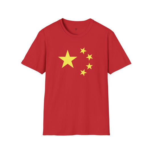 Camiseta T5 Bandera de China Minimalista para Hombre