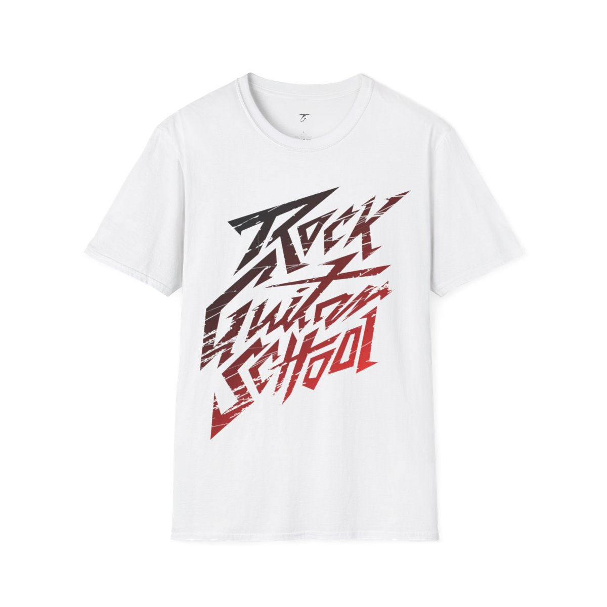 Camiseta T5 Rock Guitar School Minimalista para Hombre