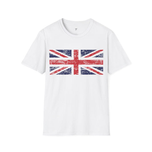 Camiseta T5 Bandera del Reino Unido Minimalista para Hombre