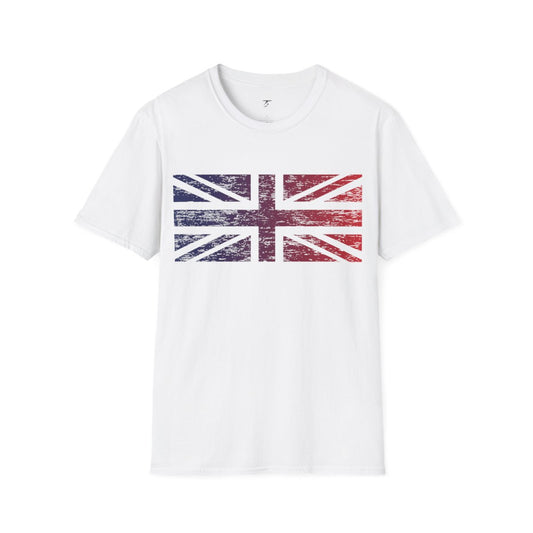 Camiseta T5 Bandera del Reino Unido Minimalista para Hombre