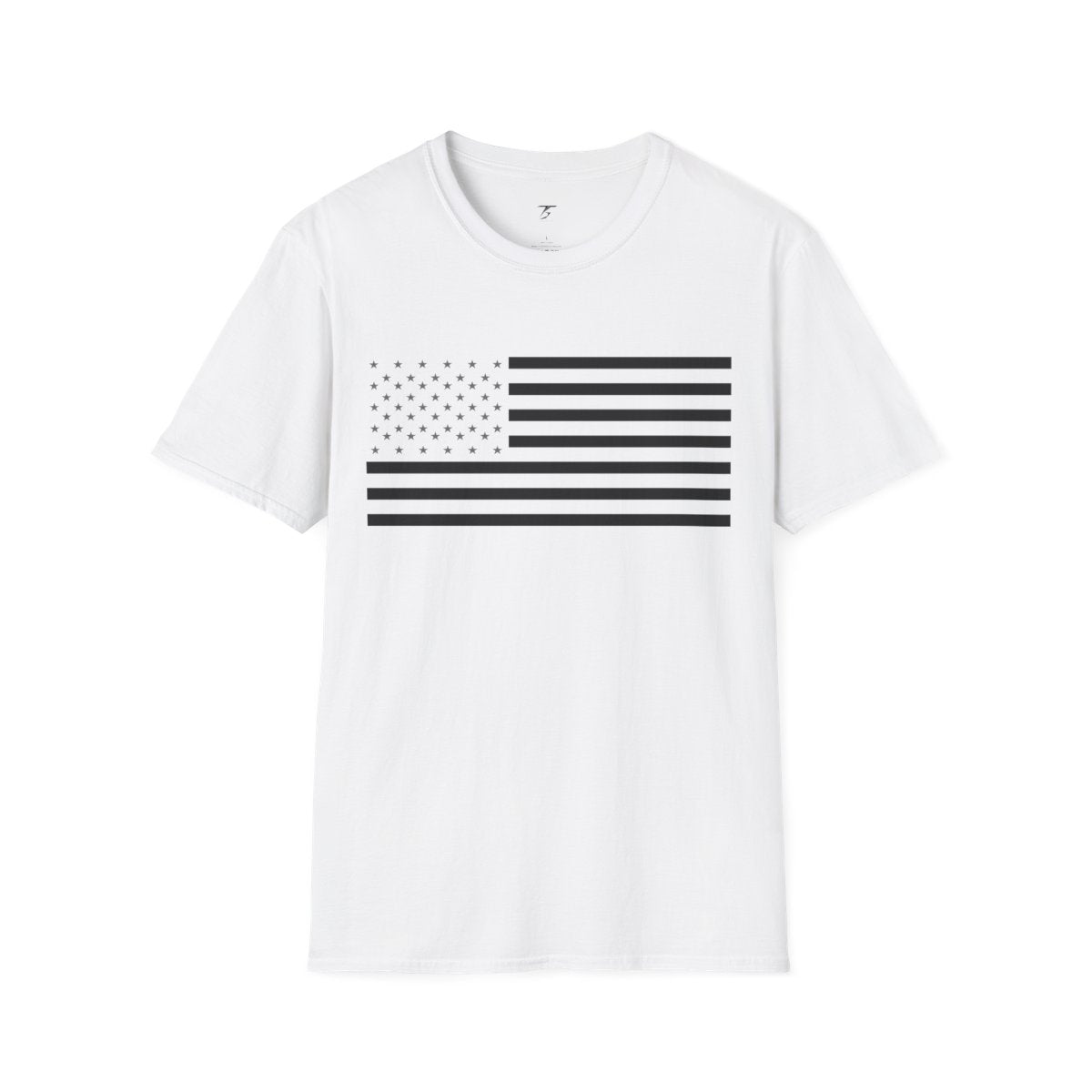 Camiseta T5 Bandera de USA Minimalista para Hombre