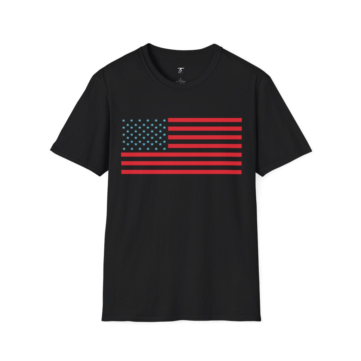 Camiseta T5 Bandera de USA Minimalista para Hombre