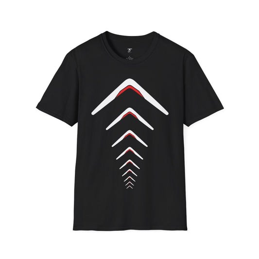 Camiseta T5 Boomerang Volador Minimalista para Hombre