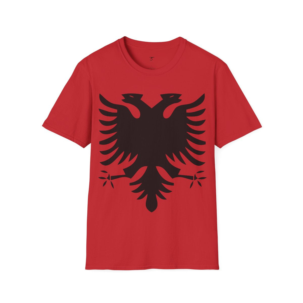 Camiseta T5 Bandera de Albania Minimalista para Hombre