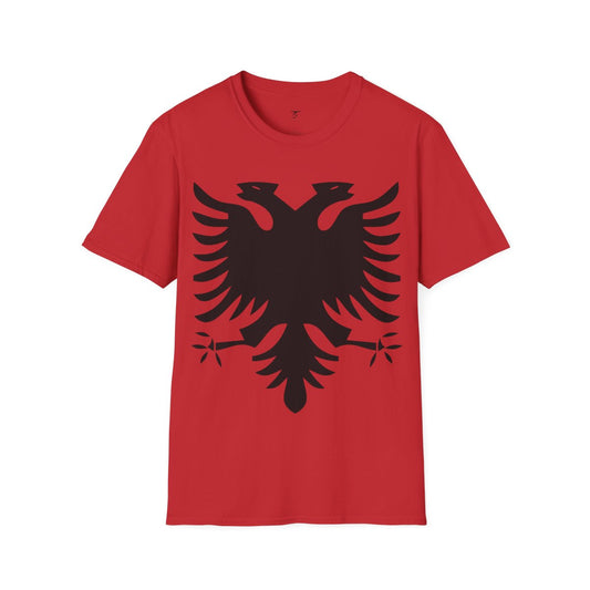 Camiseta T5 Bandera de Albania Minimalista para Hombre