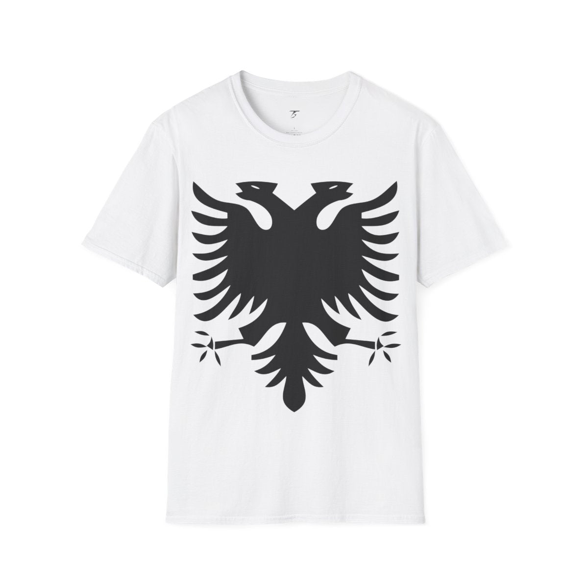Camiseta T5 Bandera de Albania Minimalista para Hombre