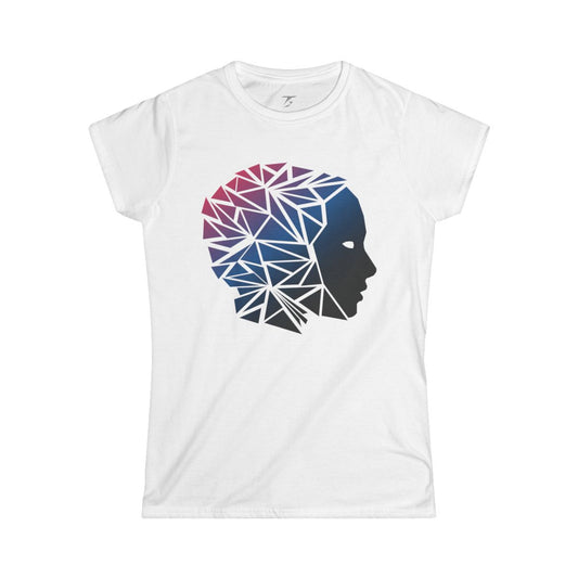 Camiseta T5 Identidad Fragmentada Minimalista para Mujer
