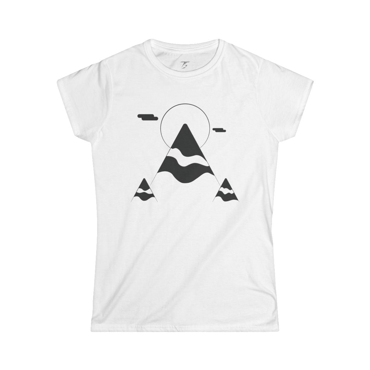 Camiseta T5 Amanecer Invernal Minimalista para Mujer